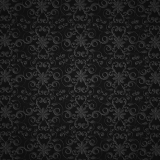 灰色时尚花纹免抠