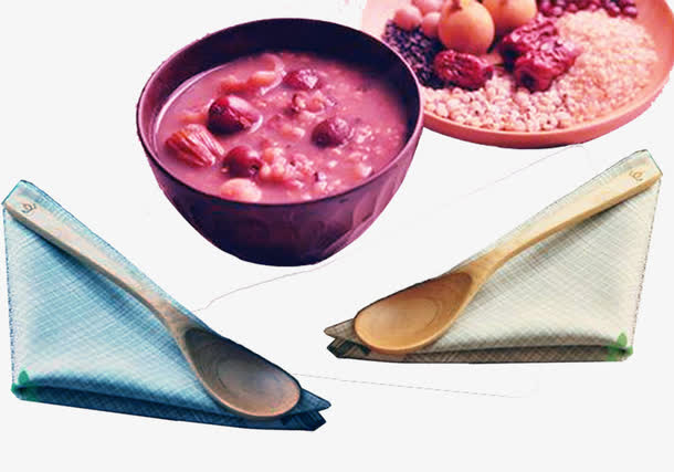 红豆粥腊八饭素材免抠