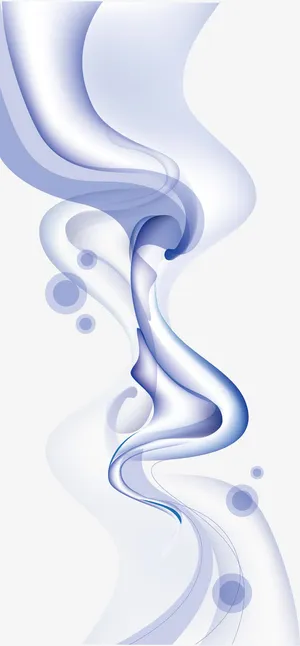 紫色气体形状免抠