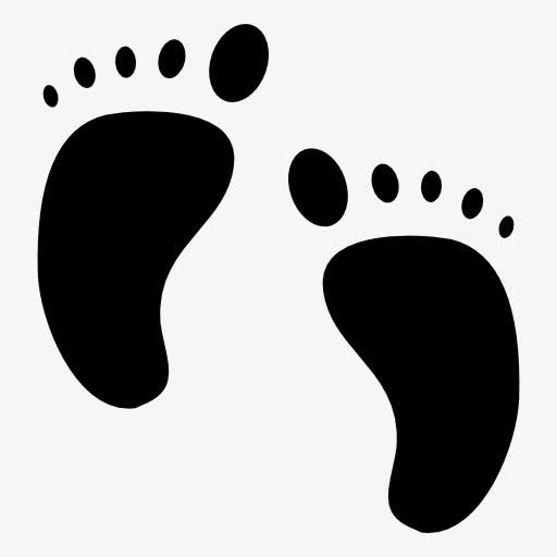 小脚丫图标免抠