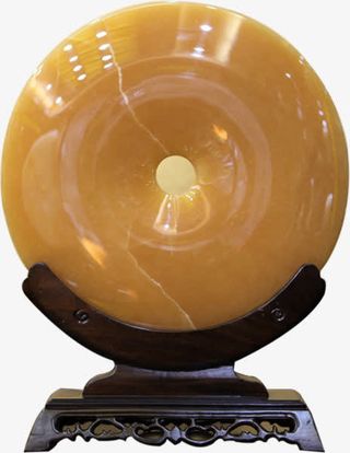 玉石摆件平安扣免抠