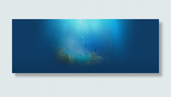 护肤品海底梦幻背景banner免抠