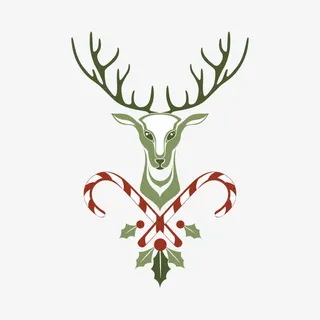 圣诞鹿免抠