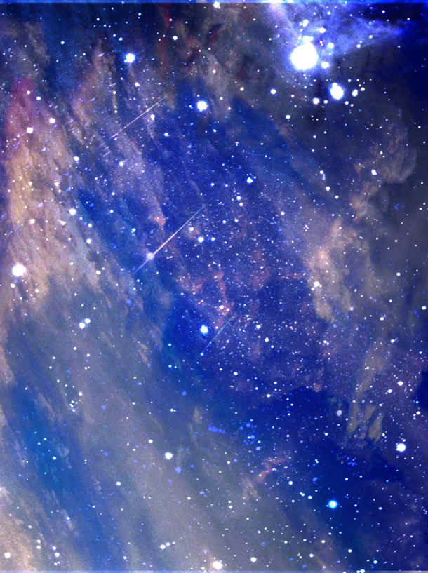 唯美璀璨的星空宇宙免抠