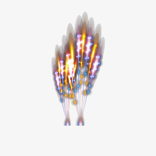 烟花剪纸免抠