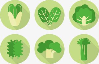 绿色时蔬矢量免抠