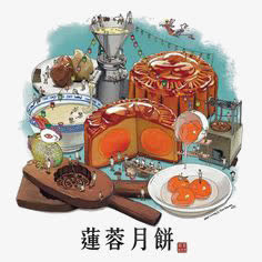 莲蓉月饼免抠
