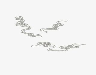 中国风云纹免抠