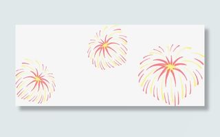 漫天礼花开放户外免抠