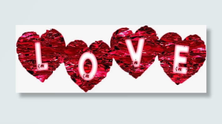 玫瑰花底纹love免抠