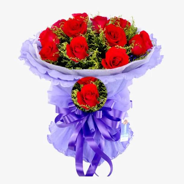 玫瑰花束免抠
