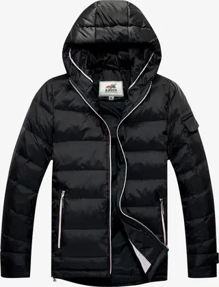 黑色轻薄羽绒服淘宝免抠