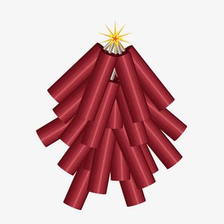 矢量一串鞭炮免抠