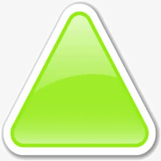 绿色三角按扭免抠