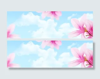 美容banner背景素材