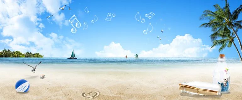 淘宝天猫夏季新品海报高清