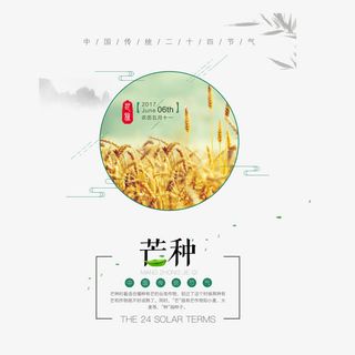 二十四节气芒种免抠