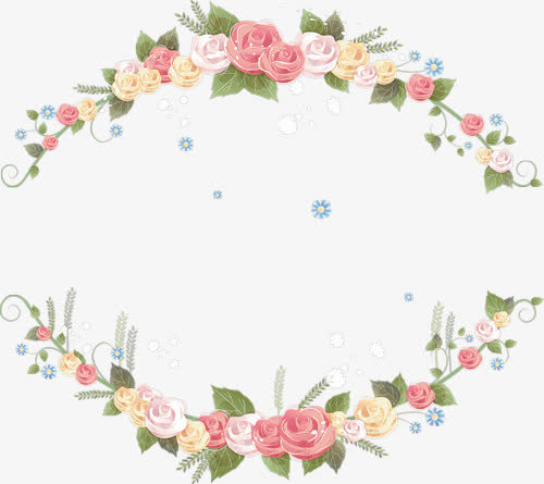 花草边框免抠免抠