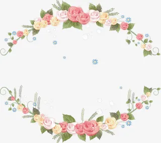 花草边框免抠免抠