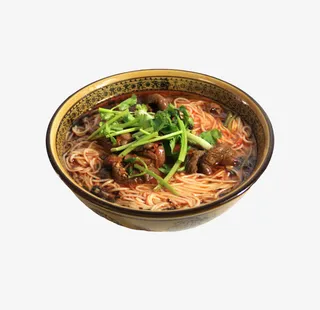 实物麻辣米线一碗免抠