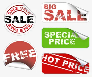 价格促销标签免抠