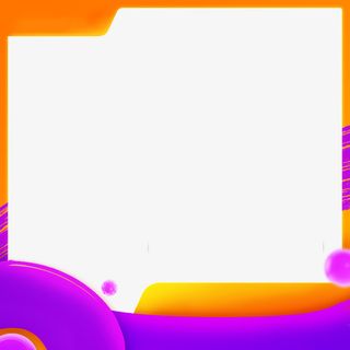 电商主图618大促模板方图紫色边框方图免抠