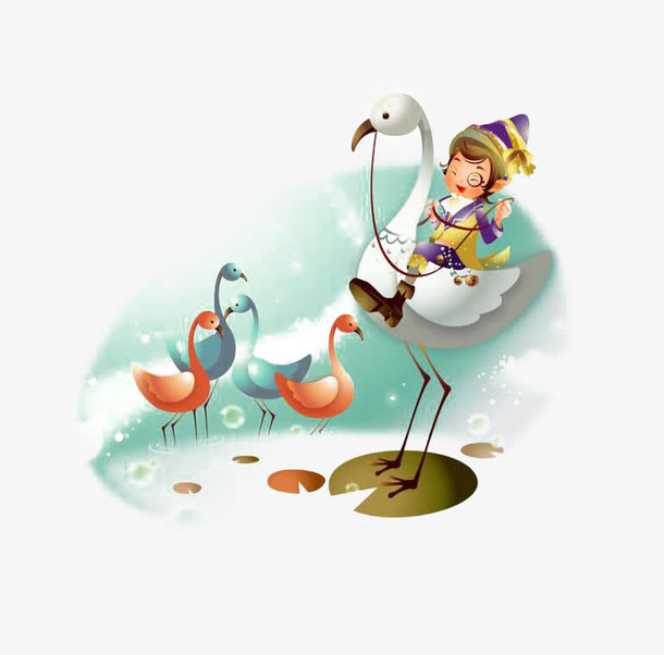 鹤立鸡群免抠