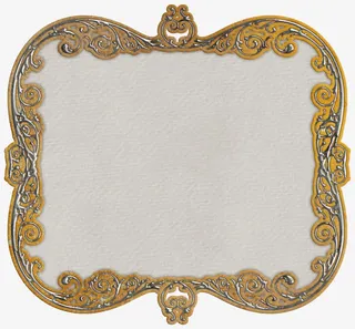 欧式勾花复古边框免抠