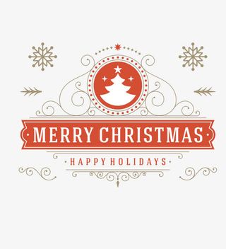 圣诞卡通标题免抠