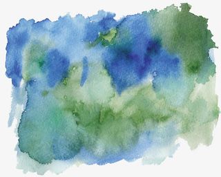 水绿色水彩唯美清新背景图案