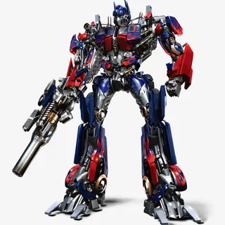 拿武器的擎天柱免抠