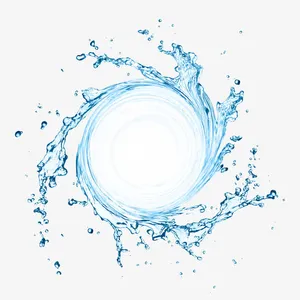 飞洒的水圈免抠