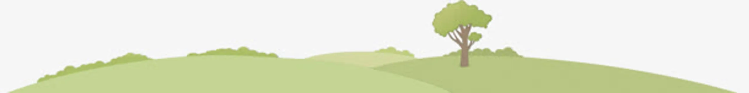 卡通草地草坪春天树木免抠