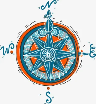 传统中国古老风水罗盘免抠png免抠