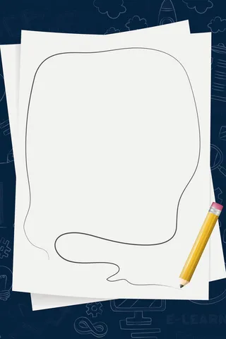 矢量创意纸张教育学习背景高清