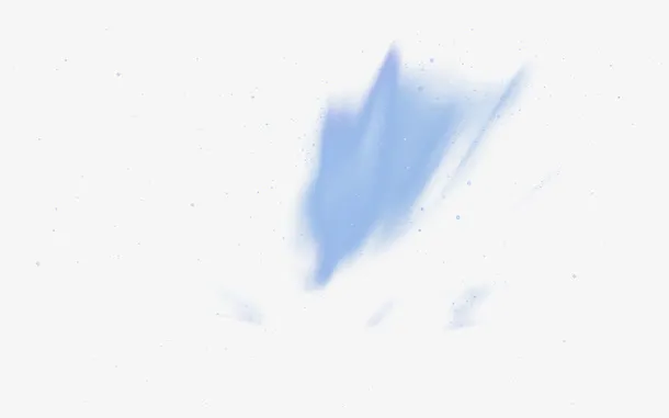笔刷蓝色效果免抠