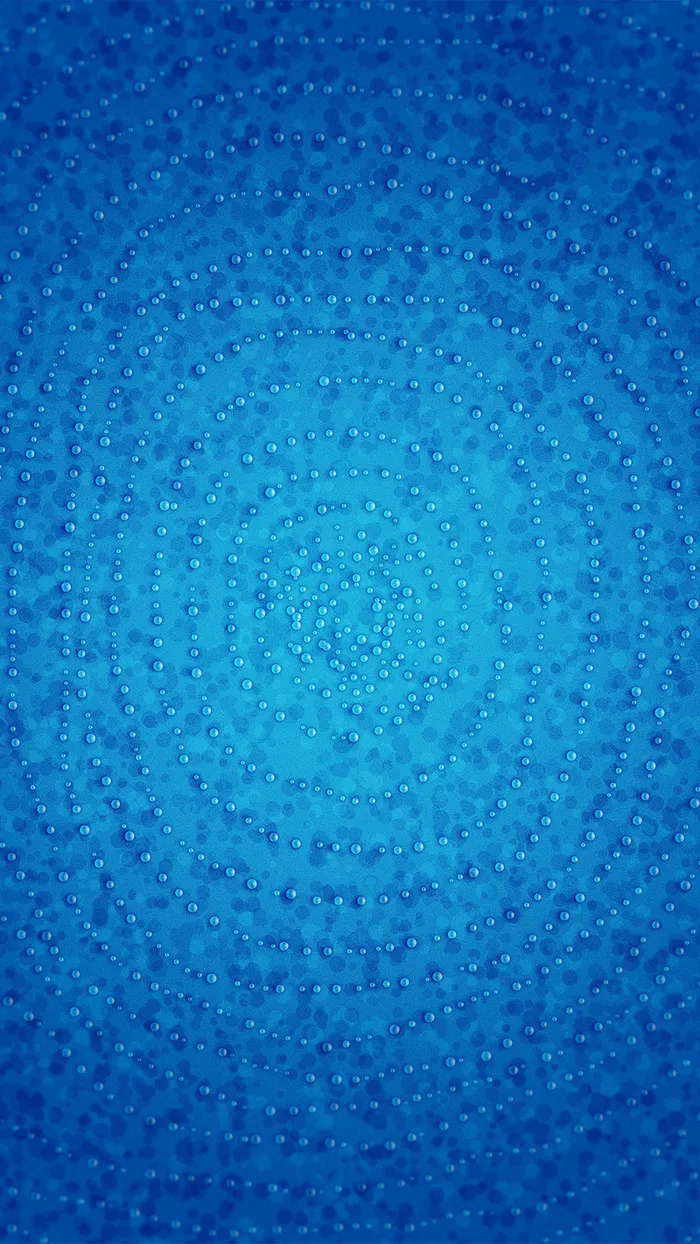 质感水珠蓝色渐变背景素材高清