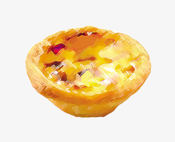葡式蛋挞手绘免抠