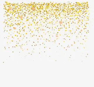 金色圆圈装饰免抠