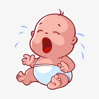 可爱婴儿设计矢量素材免抠