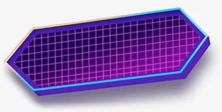 紫色边框质感活动效果免抠