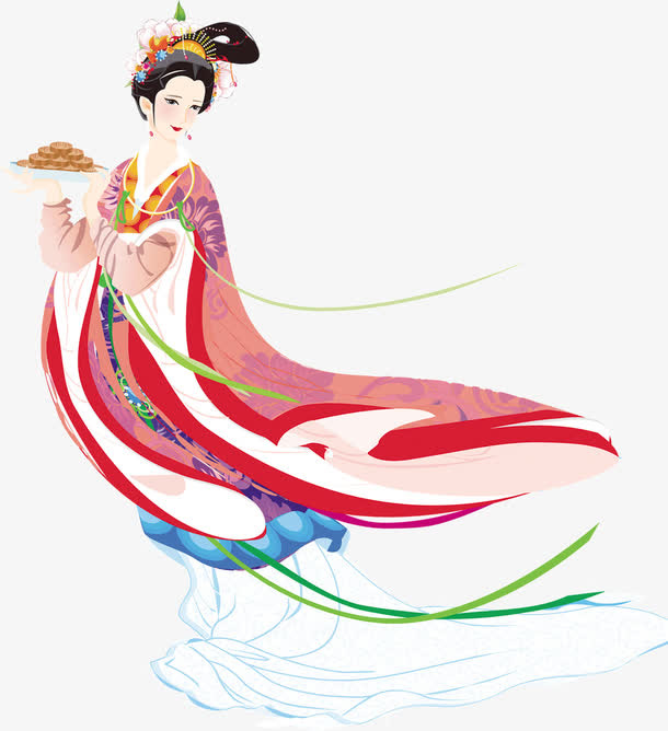 仙女送月饼免抠