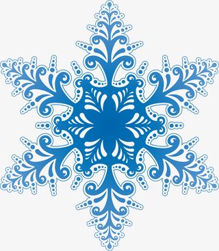 花 冰花 雪 雪花免抠