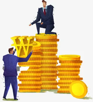 金币上的男人免抠