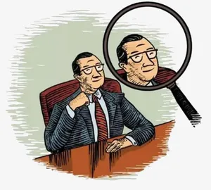 手绘老总免抠