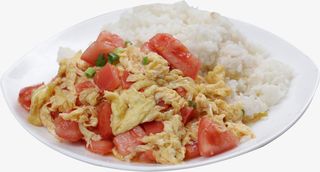 西红柿鸡蛋盖饭免抠