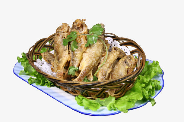 产品实物干炸小黄鱼免抠