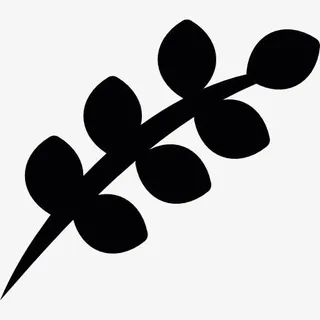 小枝和叶图标免抠