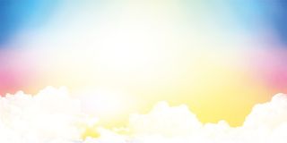 渐变云层彩色背景