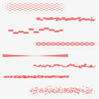 红色光点光效素材免抠